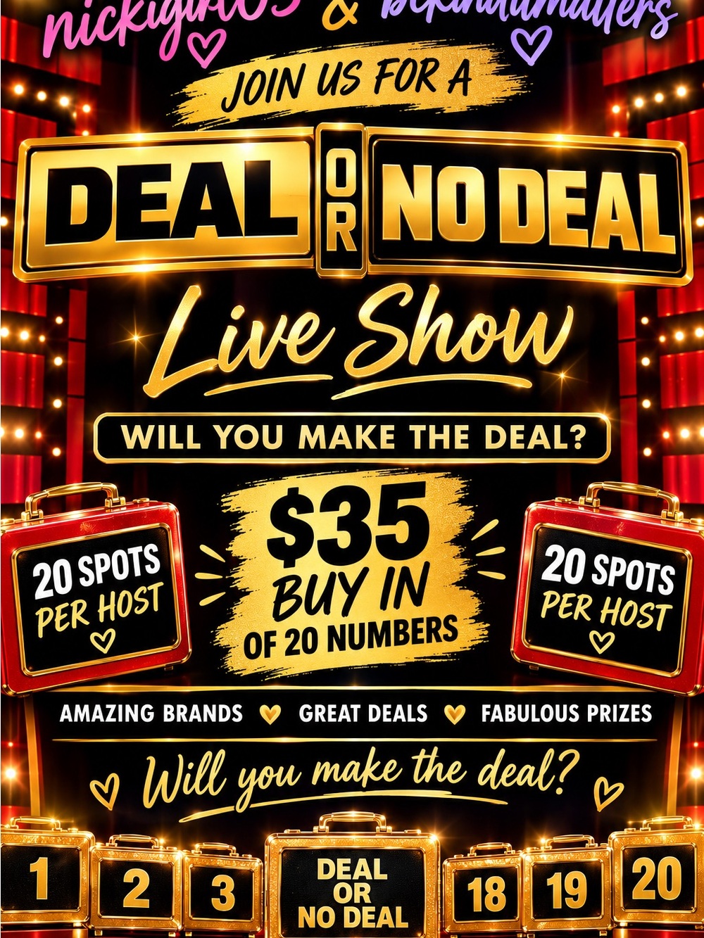 Deal or no deal!! Will the banker make you an offer??